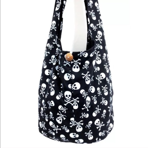 New Boho Style Skull Crossbody bag B5 - Picture 2 of 6